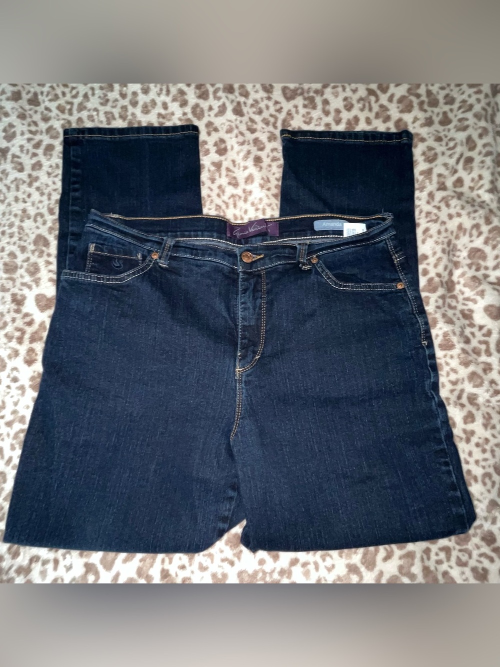 Gloria Vanderbilt - Dark Blue Skinny Jeans (style Amanda)